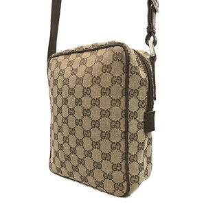 Gucci Cross GG Canvas Bag Shoulder